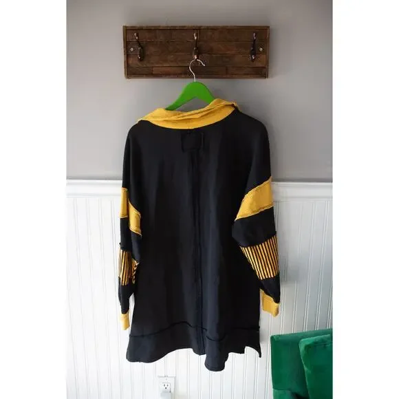 Free People We The Free Clean Prep Polo Pullover Sweatshirt Medium - Picture 5 of 5